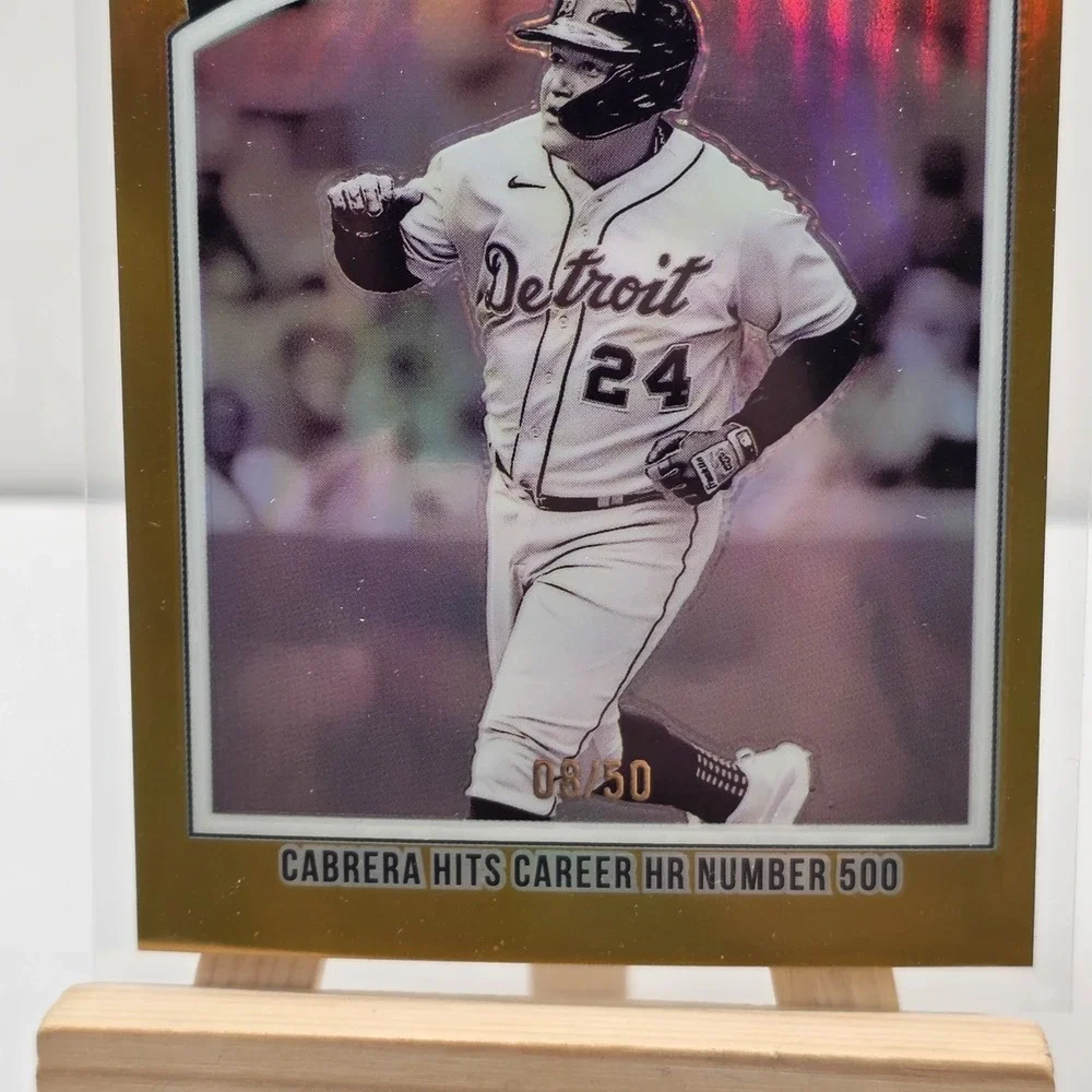 2026 Topps Heritage Turn Back The Clock Miguel Cabrera #333 Gold‎ Refractor/50